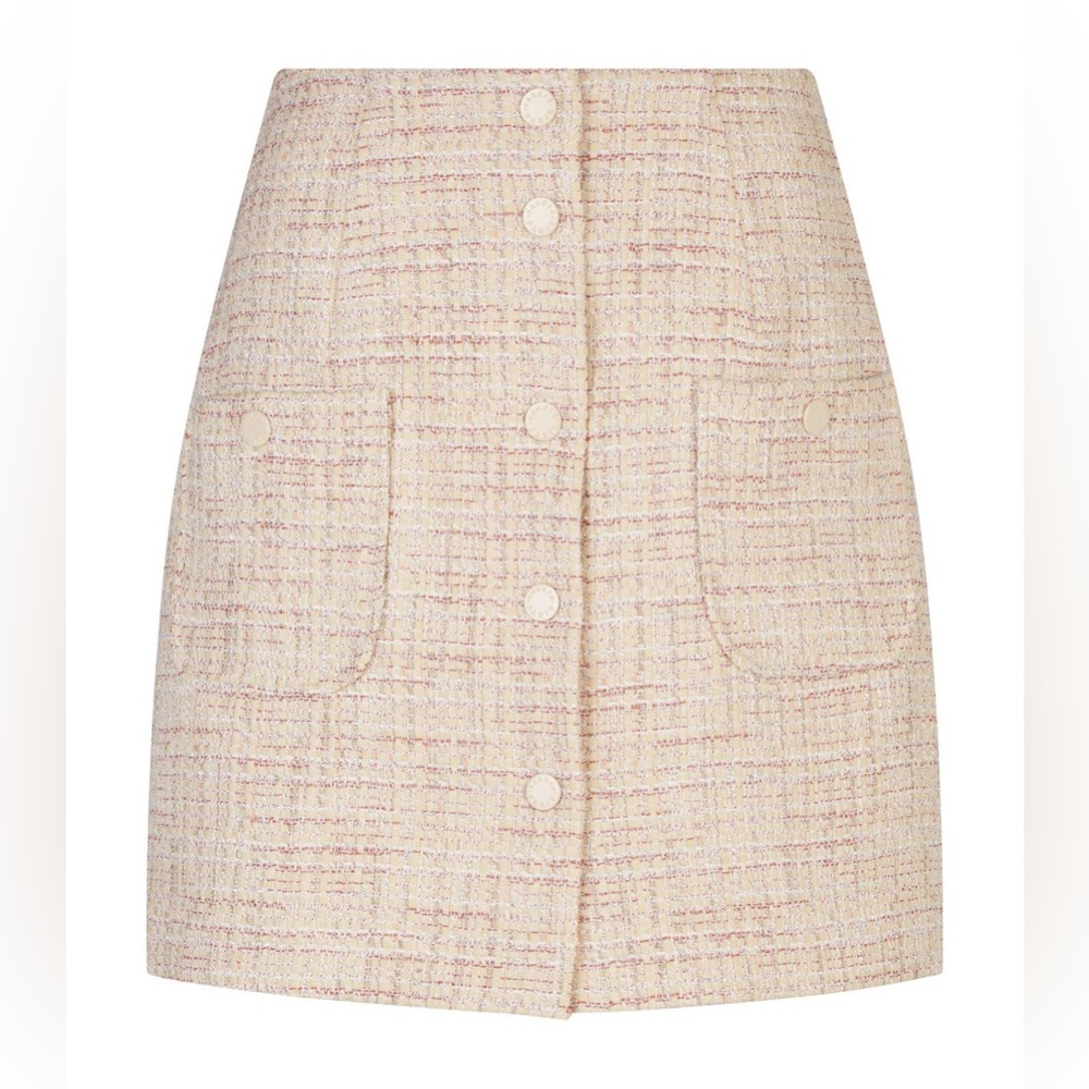 Sandro tweed mini skirt
